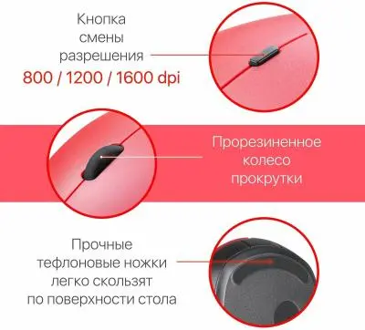 Мышь Defender Auris MB-027 черный 4D 800-1600dpi бесшумн оптич.беспровод в интернет-магазине Патент24.рф