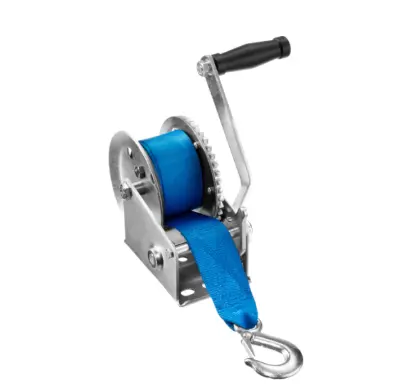 Лебедка ЗУБР ручная барабанная, тяговая, ленточная, 0,9т., 10м 43115-0,9, , шт в интернет-магазине Патент24.рф
