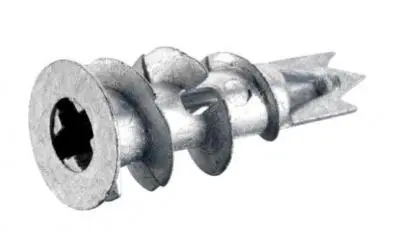 Анкер для гипсокартона DRIVA металл (4шт), , упак в интернет-магазине Патент24.рф