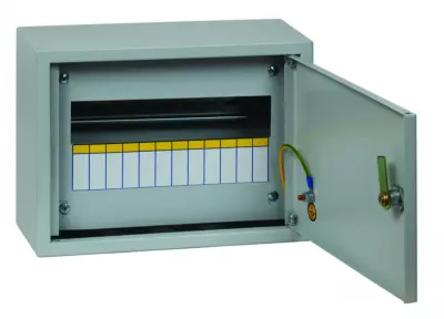 Щит распред. навесной ЩРН-12з IP31 220х300х120 с замком, , шт в интернет-магазине Патент24.рф