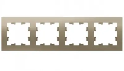 Рамка ATLASDESIGN четырехпост. унив.шампань ATN000504, , шт в интернет-магазине Патент24.рф