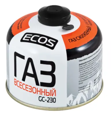 Газ всесезон. ECOS в балоне GC-230 230г, , шт в интернет-магазине Патент24.рф