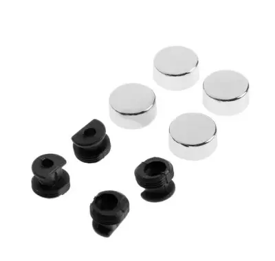 Зеркалодержатель d17мм мет.+пласт. №1 хром (4шт), , упак в интернет-магазине Патент24.рф