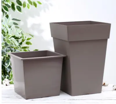 Кашпо пл. ТУБУС 30х30х44см 14,0л со вставкой М3179, , шт в интернет-магазине Патент24.рф