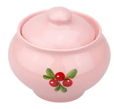 Горшок кер. д/жарки Подарочный "Брусника" 0,3л 49542, , шт в интернет-магазине Патент24.рф