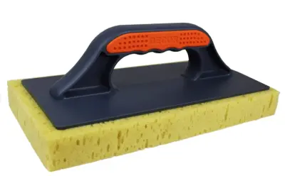 Терка для замывания плитки крупнопористый бежевый поролон 280х140мм Decor 670-004, , шт в интернет-магазине Патент24.рф