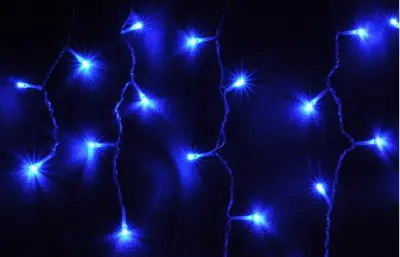 Электрогирлянда-бахрома ул. 100LED син. 2х0,5м/20нит. NGF-I01-100B-8-230-TR-IP44 61841, , шт в интернет-магазине Патент24.рф