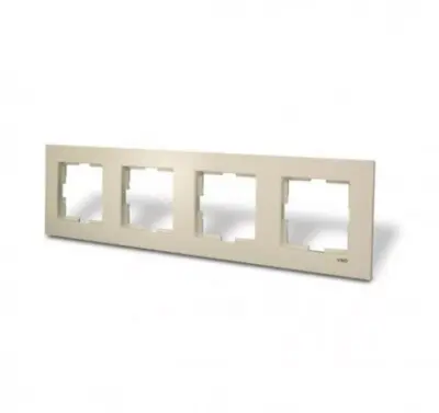 Рамка VI-KO Karre 90960213 4-мест. крем., , шт в интернет-магазине Патент24.рф Рамка VI-KO Karre 90960213 4-мест. крем., , шт в интернет-магазине Патент24.рф