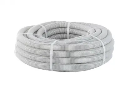 Труба гофр. д/защиты кабелей 16 мм ПВХ с зондом легкая 91916, , м в интернет-магазине Патент24.рф