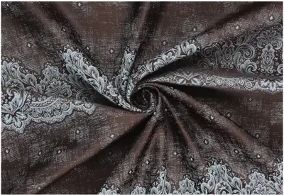 Портьера Амелия 180х260 шоколад-мята ГП, , шт в интернет-магазине Патент24.рф