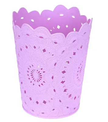 Корзина пл туалет/принадлеж "Кружевница" 20х25см 8091, , шт в интернет-магазине Патент24.рф