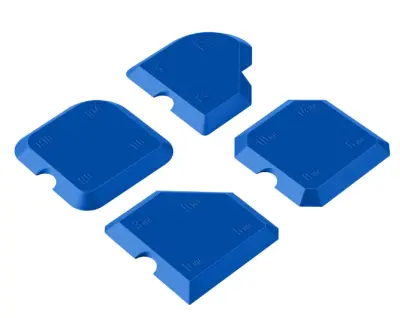 Набор шпателей ЗУБР для формовки швов 4шт 16 профилей 1015-Н4, , набор в интернет-магазине Патент24.рф