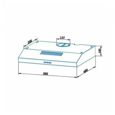 Вытяжка Cata C1-T600 BK в интернет-магазине Патент24.рф