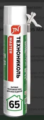 Пена монтажная ТЕХНОНИКОЛЬ MASTER 65 бытовая 1000мл, , шт в интернет-магазине Патент24.рф
