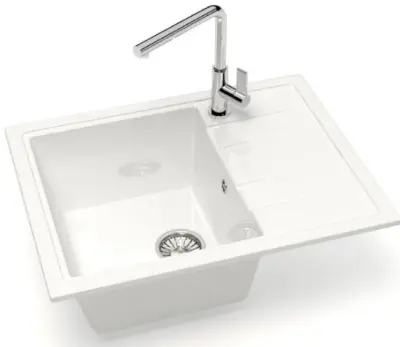 Мойка глянц. Z150 (белый) Bergg lab B150G031-K, , шт в интернет-магазине Патент24.рф