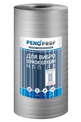 Виброшумоизоляция Пенотерм НПП ЛЭ-К 6мм 1,3м, , пог. м в интернет-магазине Патент24.рф