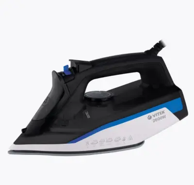 Утюг утюг vitek vt-8329 черный/белый/синий в интернет-магазине Патент24.рф