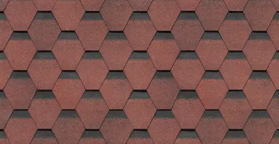 Гибкая черепица Docke PIE PREMIUM Шеффилд Клубника 3м², , упак в интернет-магазине Патент24.рф