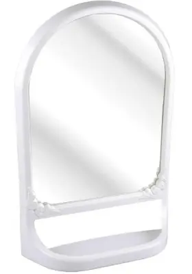 Зеркало настенное 385х595мм пл/рама с полкой 3130М, , шт в интернет-магазине Патент24.рф