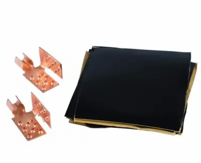 Монтаж.комплект д/пленочного инфр.пола (зажим-2шт лента кауч.) 51-0506-5, , шт в интернет-магазине Патент24.рф