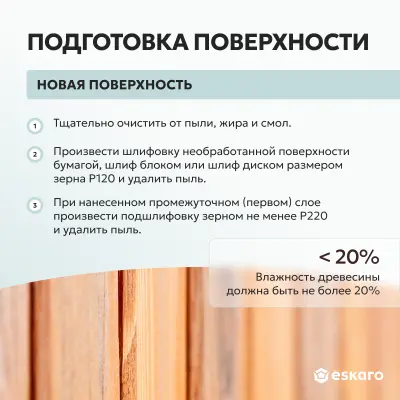 Краска для деревянных фасадов "Eskaro Moda Wood Aqua" 0,9л, , шт в интернет-магазине Патент24.рф