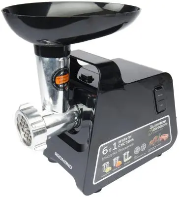 Мясорубка Redmond RMG-1241-6 1340Вт, овощерезка, черный в интернет-магазине Патент24.рф
