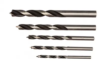 Набор сверл по дереву БИБЕР 5 шт. витых 4-10мм 71205, , шт в интернет-магазине Патент24.рф