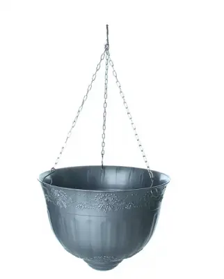 Кашпо пл."Венеция" 10л подвесное д.33см, на цепочке в ассорт., , шт в интернет-магазине Патент24.рф