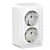 Розетка BLANCA наруж., двойная, с заз., б/шторок, изол.пл. 16А, 250В, белый BLNRA010211, , шт в интернет-магазине Патент24.рф