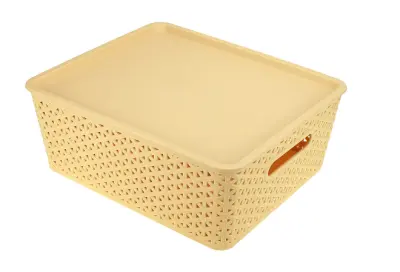 Корзина пл туал/прин "Вираж" 34,5х28,5см h13,5см с/кр с/руч 000 8, , шт в интернет-магазине Патент24.рф