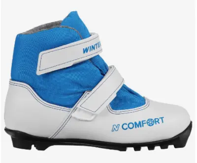 Ботинки лыжные детские Winter Star comfort Kids белый (лого синий) N р.28 7881777, , пар в интернет-магазине Патент24.рф