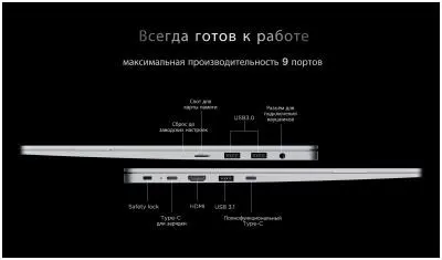 Ноутбук TECNO T15DA/ R5-5000U/16/512GB/15.6"/DOS/ Grey в интернет-магазине Патент24.рф