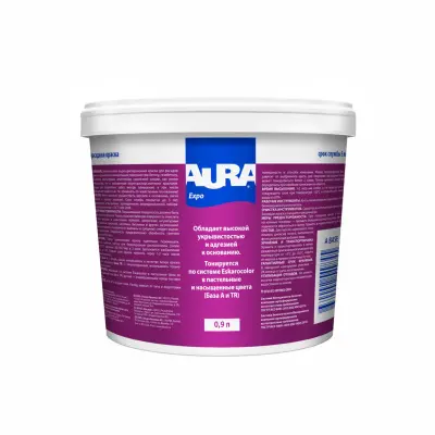 Краска AURA EXPO фасадная 0,9л., , шт в интернет-магазине Патент24.рф