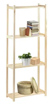 Стеллаж деревянный "Альфа" 64х28х159см 3520086, , шт в интернет-магазине Патент24.рф