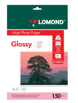 Фотобумага LOMOND A4 150 q/m (50л) глянцевая (0102018) в интернет-магазине Патент24.рф