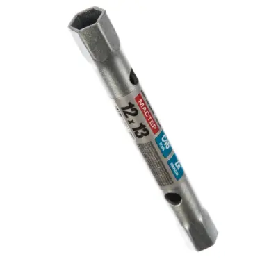 Ключ трубчатый двухсторонний ЗУБР "МАСТЕР" прямой 12x13мм 27162-12-13, , шт в интернет-магазине Патент24.рф