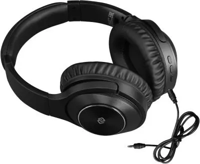 Наушники Digma BT-20 ANC, Bluetooth, накладные, черный в интернет-магазине Патент24.рф
