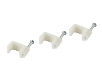 Скоба 10мм плоская пластиковая (50шт), , упак в интернет-магазине Патент24.рф