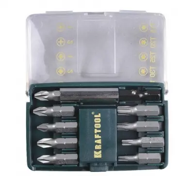 Набор бит KRAFTOOL Expert Mini-2 10предм. 26130-Н10, , шт в интернет-магазине Патент24.рф