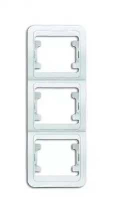 Рамка MAKEL Mimoza 3 поста вертикальная белая, , шт в интернет-магазине Патент24.рф