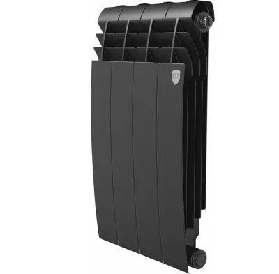 Радиатор биметал. Royal Thermo BiLiner 500 new Noir Sable 4 секции, , шт в интернет-магазине Патент24.рф