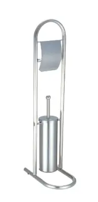 Стойка напольная В0812 с держателем д/туал. бум и ершиком, , шт в интернет-магазине Патент24.рф
