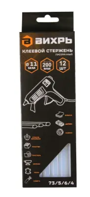 Стержень клеевой 11х200мм, 12шт Вихрь, , шт в интернет-магазине Патент24.рф Стержень клеевой 11х200мм, 12шт Вихрь, , шт в интернет-магазине Патент24.рф