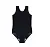 Купальник гимнастический д/девочек цвет черный (р.164-88-69 ), , шт в интернет-магазине Патент24.рф