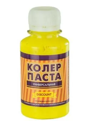 Паста колер универс. №50 желтый 0,1 л, , , шт в интернет-магазине Патент24.рф