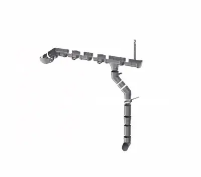 Комплект водосточной системы Технониколь Оптима для ската 6м (труба 1,5м) RAL 8019 темно-коричневый, , шт в интернет-магазине Патент24.рф