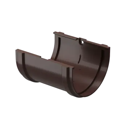 Соединитель желобов Docke Standart 120мм темно-коричневый, , шт в интернет-магазине Патент24.рф