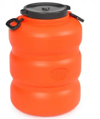 Канистра-бочка 50 л. "Байкал " с крышкой и ручками 7600М, , шт в интернет-магазине Патент24.рф