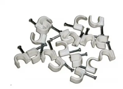 Скоба 5мм круглая пластиковая (50шт), , упак в интернет-магазине Патент24.рф