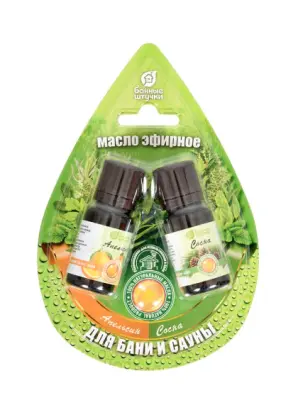Эфирное масло Апельсин и сосна н-р 2шт Банные штучки 32288, , шт в интернет-магазине Патент24.рф
